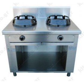 Διπλό Wok Αερίου CASTA Ιταλίας