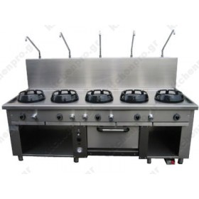 Τετραπλό WOK με Ηλεκτρικό Φούρνο CASTA Ιταλίας