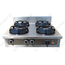 Τετραπλό Wok Αερίου CC/04 CASTA Ιταλίας