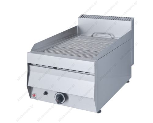 Επαγγελματικό Grill (Γκριλιέρα) Αερίου Μονό 41x63 εκ. Τ 701 NORTH Ελλάδος