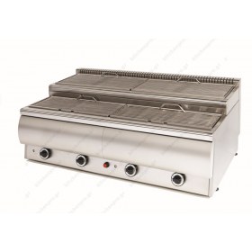Grill Αερίου Διπλό Διώροφο Νερού (Σουβλακιέρα) 120 x 70 εκ. ARTEMIS C4 VRETTOS Ελλάδος