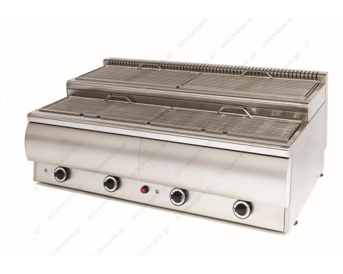 Grill Αερίου Διπλό Διώροφο Νερού (Σουβλακιέρα) 120 x 70 εκ. ARTEMIS C4 VRETTOS Ελλάδος