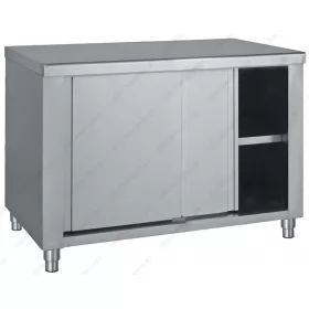 Stainless Steel Cupboard with Sliding Doors 240 cm 