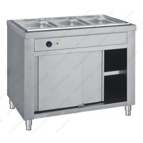 Bain Marie 5 GN 1/1 με Αποθήκη Θερμοερμάριο 180 x 70 εκ