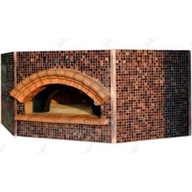  Χτιστός Φούρνος Πίτσας Αερίου & Ξύλου 5 Πίτσες 30 εκ. PENTAGONALE CEKY Ιταλίας