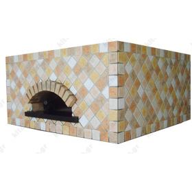 Χτιστός Φούρνος Πίτσας Αερίου & Ξύλου 9 Πίτσες 30 εκ. QUADRATO CEKY Ιταλίας