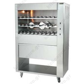 Επαγγελματική Ψησταριά για Κοντοσούβλια - Κεμπάπ Επιδαπέδια SGK19 SERGAS Ελλάδας