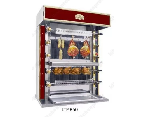 Gas Chicken Rotisserie Without Glass Doors ITMR INOTECH France