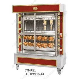 Gas Chicken Rotisserie ITMR 51,  INOTECH France