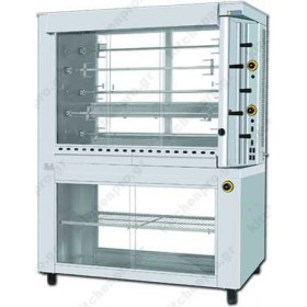 Κοτοπουλιέρα Αερίου με 5 Σούβλες & Θερμοθάλαμο KG5 SERGAS Ελλάδας