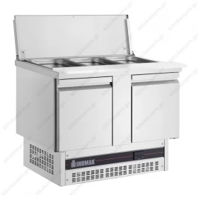 Saladette Refrigerated Counter-Cooler 108 x 70 cm 2 Doors BSVP77 ΙΝΟΜΑΚ Greece