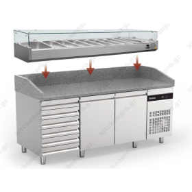 Επιτραπέζια Βιτρίνα 6 GN 1/3 - 150 εκ. RPV31500 INOMAK Ελλάδος Επιτραπέζια Βιτρίνα 6 GN 1/3 - 150 εκ. RPV31500 INOMAK Ελλάδος