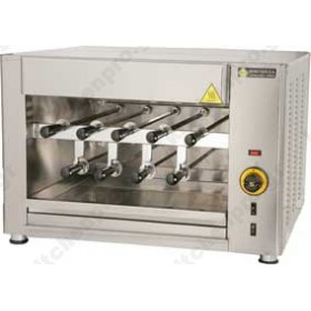 Επαγγελματική Ψησταριά για 9 Κοντοσούβλια - Κεμπάπ SGA9 SERGAS Ελλάδας