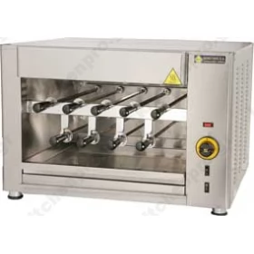 Επαγγελματική Ψησταριά για 9 Κοντοσούβλια - Κεμπάπ SGA9 SERGAS Ελλάδας