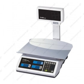 Επαγγελματική Ζυγαριά Λιανικής 3/6 Κιλών 204 Μνήμες CAS ER-PLUS CAS Νοτίου Κορέας