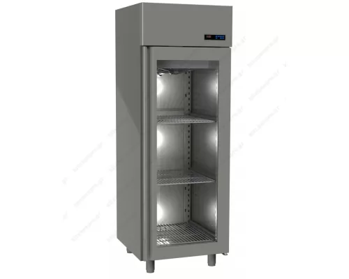 Professional Refrigerator Cooling Cabinet with Crystal Door-2°C/+5°C GINOX