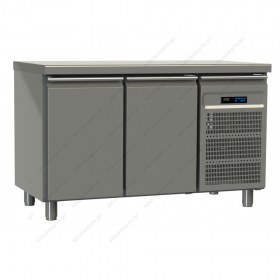 Επαγγελματικό Ψυγείο Πάγκος-Κατάψυξη 130 x 70 εκ. με 2 Πόρτες GN 1/1 GINOX Ελλάδος