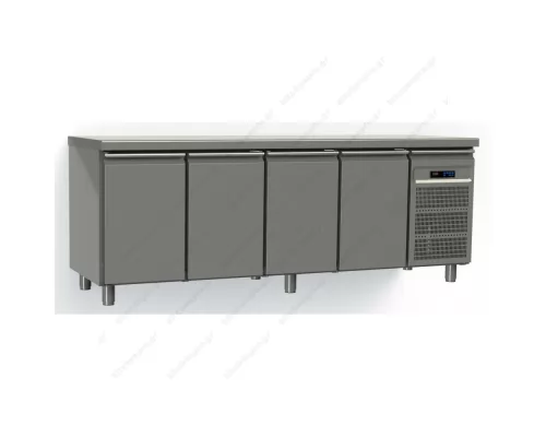 Επαγγελματικό Ψυγείο Πάγκος-Κατάψυξη 220 x 70 εκ. με 4 Πόρτες GINOX Ελλάδος