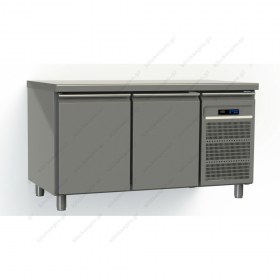 Επαγγελματικό Ψυγείο Πάγκος-Kατάψυξη 145 x 80 εκ. με 2 Πόρτες Ζαχαροπλαστικής GINOX Ελλάδος