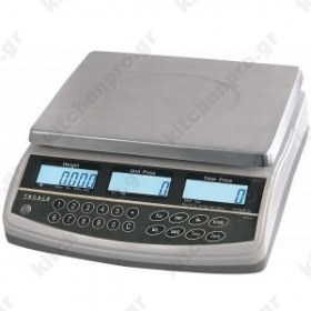 Ζυγαριά Λιανικής Μπαταρίας Ρεύματος 15 Κιλών CAS QTP-015 CAS Noτίου Κορέας