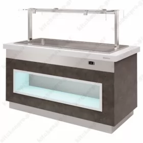Heated Buffet Cart 140 cm 3GN 1/1 INFRICO Spain