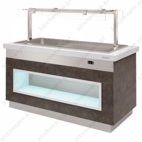 Θερμαινόμενος Μπουφές 170 εκ. Bain Marie Ξηρού Αέρα 4GN 1/1 INFRICO Ισπανίας 