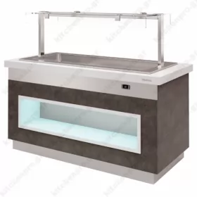 Heated Buffet Cart 140 cm 3GN 1/1 INFRICO Spain