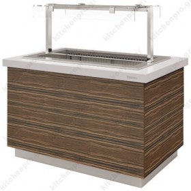 Ψυχόμενος Μπουφές με Αεροκουρτίνα 140 εκ. 3GN 1/1 INFRICO Ισπανίας 