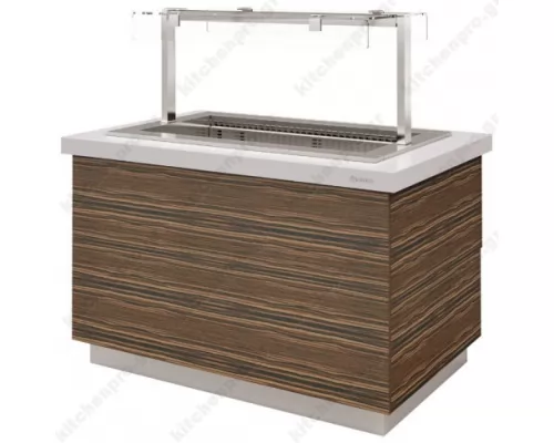 Refrigerated Buffet Cart Ventilated Well 140 cm 3GN 1/1 INFRICO Spain