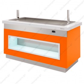 Θερμαινόμενος Μπουφές 170 εκ. Bain Marie Ξηρού Αέρα 4GN 1/1 INFRICO Ισπανίας 