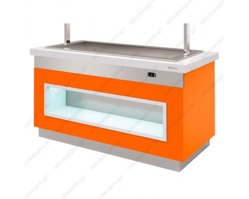 Θερμαινόμενος Μπουφές 170 εκ. Bain Marie Ξηρού Αέρα 4GN 1/1 INFRICO Ισπανίας 