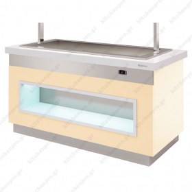 Θερμαινόμενος Μπουφές 170 εκ. Bain Marie Ξηρού Αέρα 4GN 1/1 INFRICO Ισπανίας 