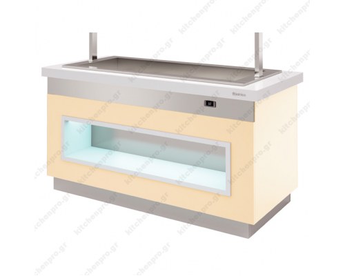 Θερμαινόμενος Μπουφές 170 εκ. Bain Marie Ξηρού Αέρα 4GN 1/1 INFRICO Ισπανίας 