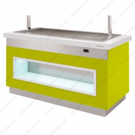 Θερμαινόμενος Μπουφές 170 εκ. Bain Marie Ξηρού Αέρα 4GN 1/1 INFRICO Ισπανίας 