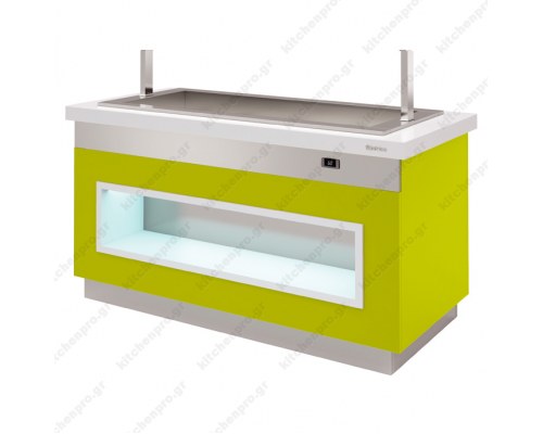 Θερμαινόμενος Μπουφές 170 εκ. Bain Marie Ξηρού Αέρα 4GN 1/1 INFRICO Ισπανίας 