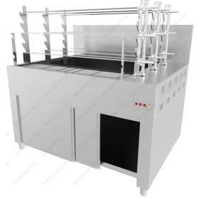 Επαγγελματική Ψησταριά με 3 Σούβλες ΒΙΟΚΑΝ Ελλάδος