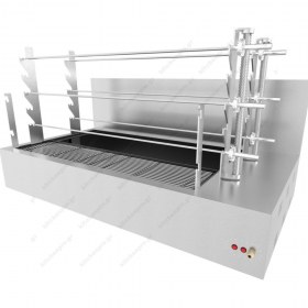 Επαγγελματική Ψησταριά με 3 Σούβλες Επιτραπέζια BIOKAN Eλλάδος