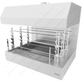 Επαγγελματική Επιτραπέζια Ψησταριά με 9 Σούβλες & Χοάνη ΒΙΟΚΑΝ Ελλάδος