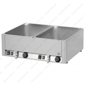 Bain Marie Διπλό με Βρυσάκια 2GN 1/1 BMV 2115 RM GASTRO Τσεχίας