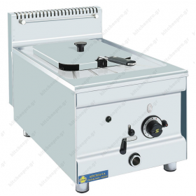 Επαγγελματική Φριτέζα Αερίου Μονή 10 Λίτρων  GF10 SERGAS