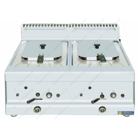 Επαγγελματική Φριτέζα Αερίου Διπλή 10+10 Λίτρων  GF20 SERGAS