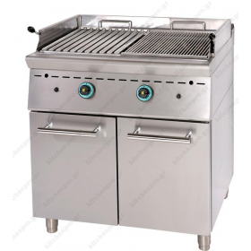 Επαγγελματικό Grill (Γκριλίερα) Αερίου Διπλό 80x90 εκ. GR8S9 SERGAS