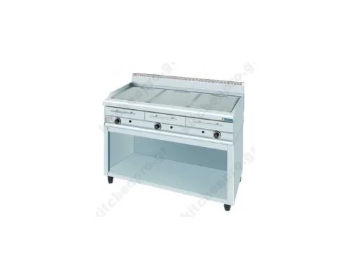 Gas Water Grill Triple 127 x 65 cm with Base WG3 SERGAS 
