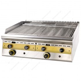 Επαγγελματικό Grill (Γκριλίερα) Αερίου Διπλό 80 x 75 εκ. WG8S7 SERGAS