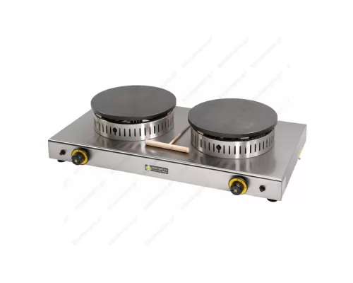 Commercial Gas Crepe Maker with 2 Plates 40 cm KG2X40 SERGAS Greece