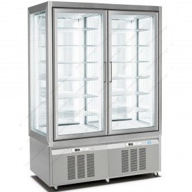 Επαγγελματικό Ψυγείο Βιτρίνα Συντήρηση & Κατάψυξη Γλυκών - Ζαχαροπλαστικής Ενιαίος Χώρος 132 x 65 x 190 εκ. 7716VNP LONGONI Ιταλίας