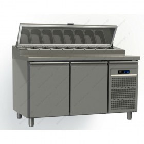 Ψυγείο πίτσας με 2 Πόρτες GINOX (145 x 80 εκ.) | ΨΥΓΕΙΑ ΠΙΤΣΑΣ