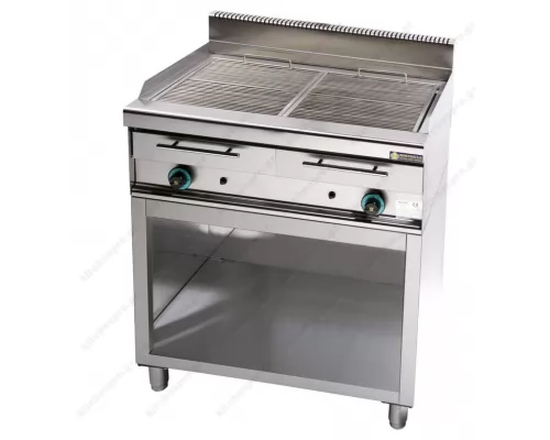 Gas Water Grill Double 87 x 90 cm with Base WG2S9 SERGAS