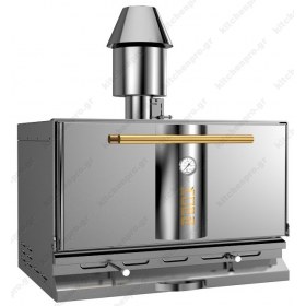Φούρνος Ξυλοκάρβουνο για 50-65 Κουβέρ "INOX-GOLD" KOPA Σλοβενίας