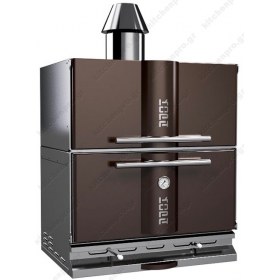 Φούρνος Ξυλοκάρβουνο με Θερμοθαλαμο για 80-100 Κουβέρ "BROWN" KOPA Σλοβενίας